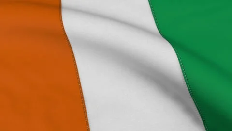 Ivory Coast Flag Loop Stock Footage 241251440