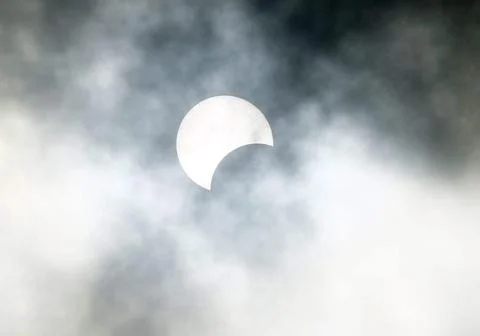 Ivory Coast Solar Eclipse - Sep 2016 Stock Photos