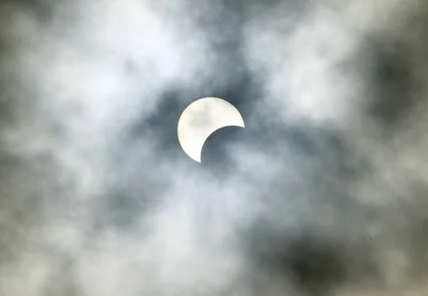 Ivory Coast Solar Eclipse - Sep 2016 Stock Photos