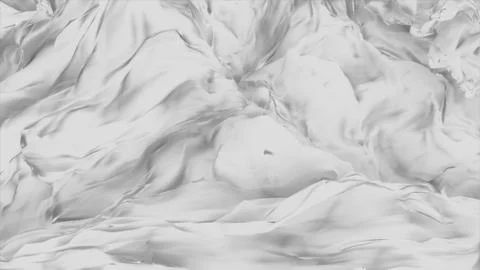 Ivory cream silk abstract background 3d illustration イラスト素材