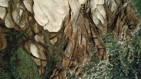 Ivory rocks in the sea 스톡 동영상 112435213