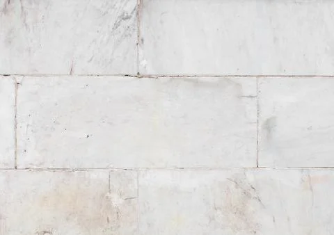 Ivory white marble tile texture background with cracks Stock Photos