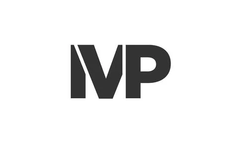 IVP logo design template with strong and modern bold text. Initial based ve.. Stock Illustration