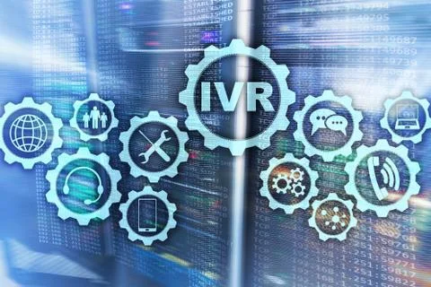 IVR Interactive Voice Response. Call Center Business Concept. Stock Photos