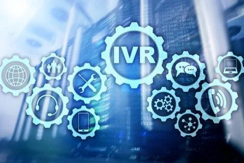 IVR Interactive Voice Response. Call Center Business Concept. Stock-Fotos