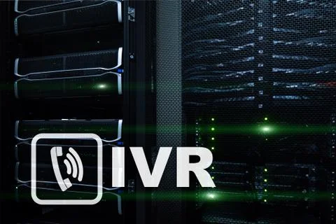 IVR Interactive voice response communication concept. Stock Illustration