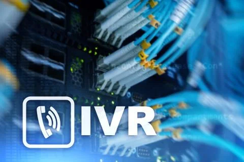 IVR Interactive voice response communication concept. イラスト素材