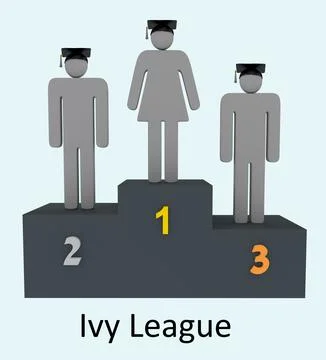 Ivy League concept Ilustración de archivo
