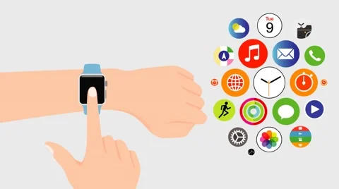  iwatch for life Stock Footage 60960464
