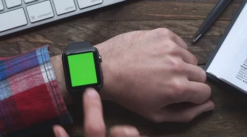 Iwatch smartwatch Stock Footage 63378487