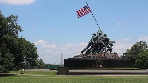 Iwo Jima 1 Stock Footage 76941383