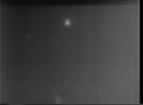 IWO JIMA, JAPAN - 1945: Dump fire - Single Point Of Light Burns At Upper Stock-Footage 343787622