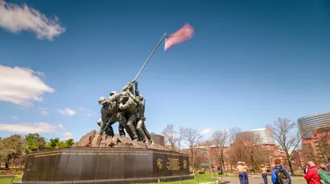 Iwojima Memorial Stock Footage 52311466