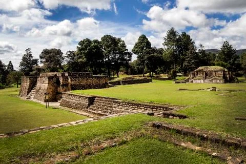 Iximche ruins Stock Photos