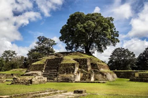 Iximche ruins Stock Photos