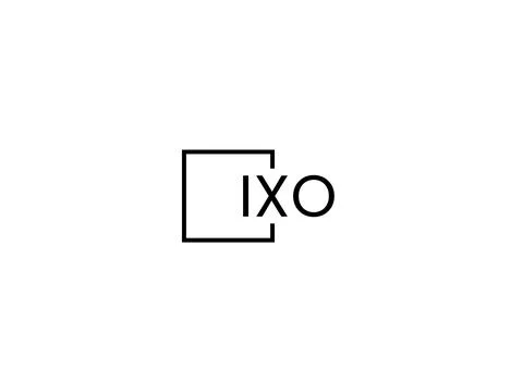 IXO letter initial logo design vector illustration Stock Illustration