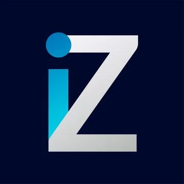 IZ Letter logo design vector template. Stock Illustration