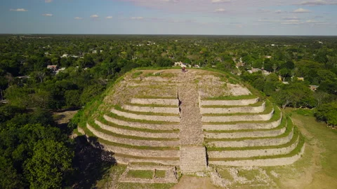 Izamal Pyramid, Mexico Stock Footage 158092989