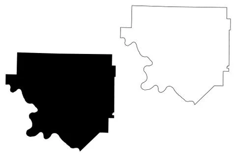 Izard County, Arkansas (U.S. county, United States of America,USA, U.S., US) Stock Illustration