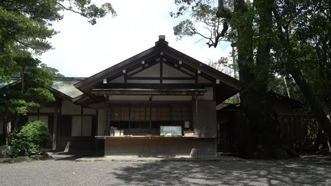 Izawanomiya shrine in Mie. Stock Footage 115488735