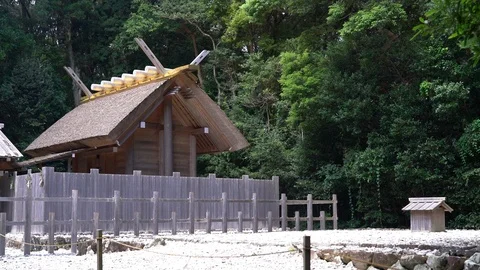 Izawanomiya shrine in Mie. Stock Footage 115488975
