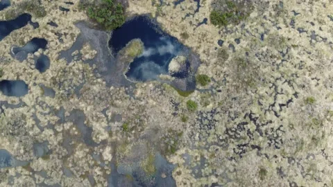 Izera mountains from the sky Stock Footage 194866814