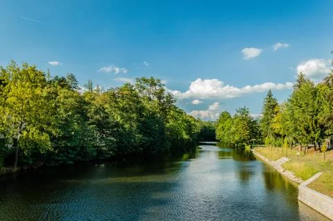  The Izera River in Turnov Stock Photos