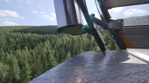 Izery mountains cable car Stock-Footage 34303170