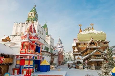 Izmaylovsky kremlin Stock Photos
