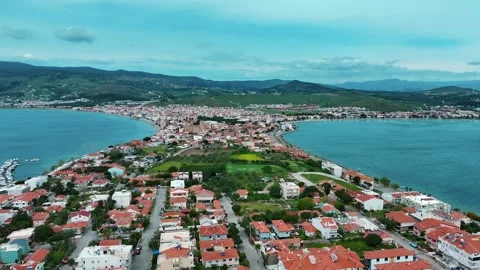 Izmir Candarli drone shooting Stock Footage 306302244