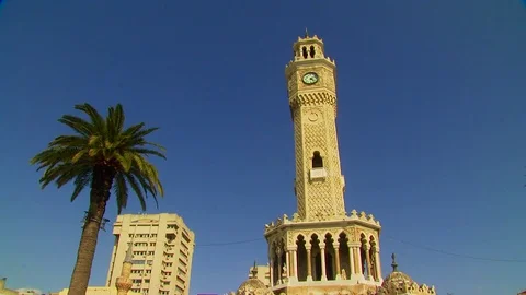 İzmir Clock Tower Video stock 71848751