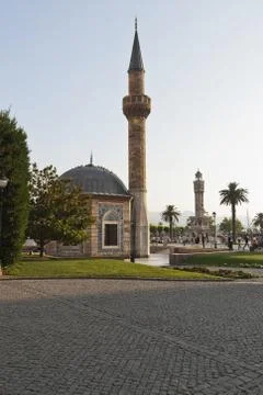 Izmir clock tower Stock Photos