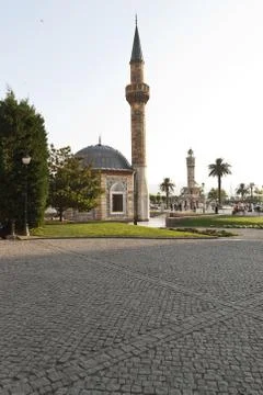 Izmir clock tower Stock Photos