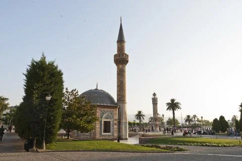 Izmir clock tower Stock Photos