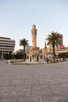 Izmir clock tower Stock Photos