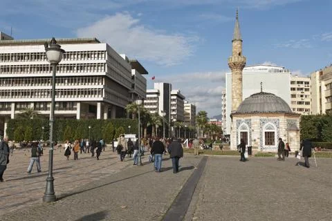 Izmir clock tower Stock Photos