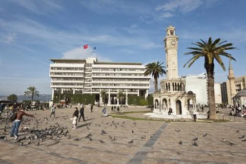 Izmir clock tower Foto stock