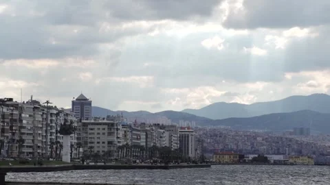 Izmir From Ferry Stock Footage 335967180