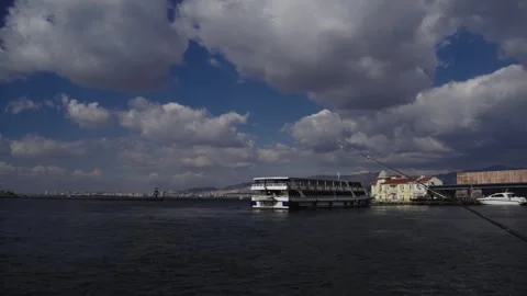 Izmir ferry timelapse Stock Footage 335966651