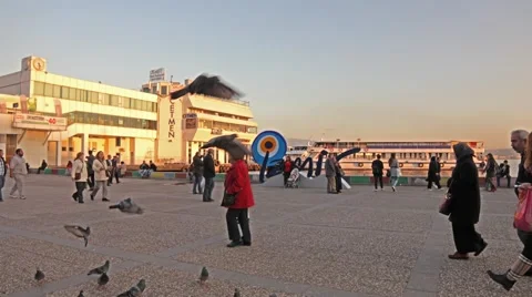 Izmir Hyperlapse Stock Footage 50381451