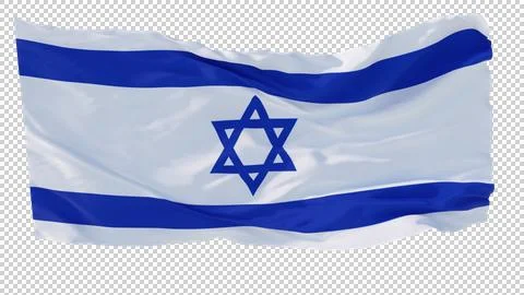 Izrail flag Stock Illustration