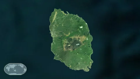 Izu Oshima Island - Japan close-up - sat... | Stock Video | Pond5