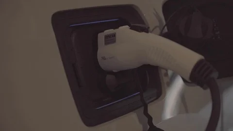 J-1772 Charging Plug on BMW i3 Stock Footage 108067153