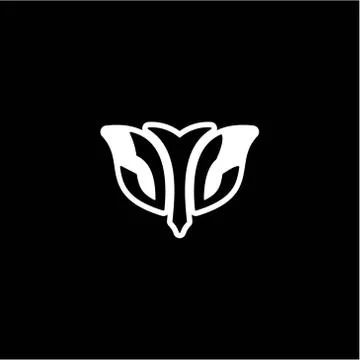 J L Initials bow arrow, simple modern minimalist design. black and white. Stock Illustration