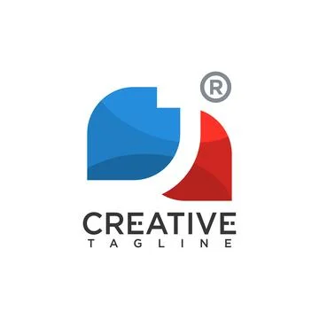 J letter logo Stock Illustration