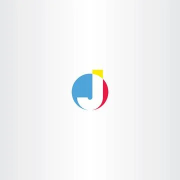 J letter logo j vector sign icon symbol Stock Illustration