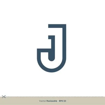 J Letter vector Logo Template illustration design. Vector EPS 10. Stock Illustration