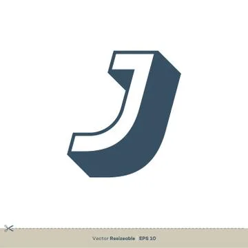J Letter vector Logo Template illustration design. Vector EPS 10. Stock Illustration
