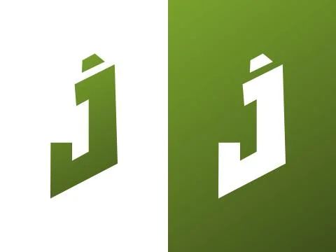 J Logo Design Stockillustratie