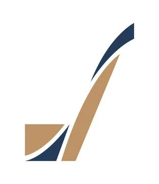 J Logo Design vector illustration. Split graphic elements for letter J. Stock Illustration